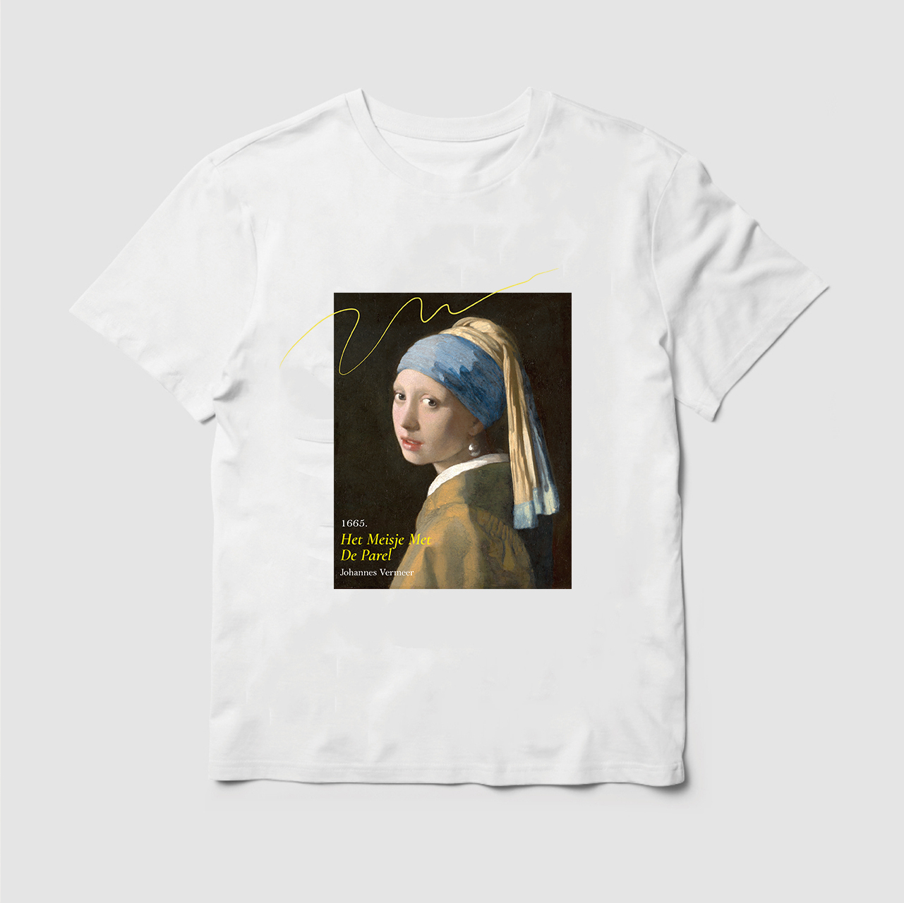 文藝復興T (新)｜維梅爾《戴珍珠耳環的少女》白