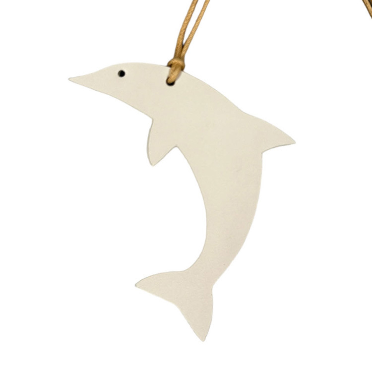 皮革小掛飾 - 海豚的影子 (8 種顏色可選擇性)