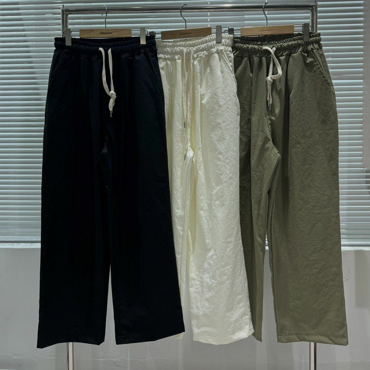 淨色鬆身褲 BY ATTENTION-196P