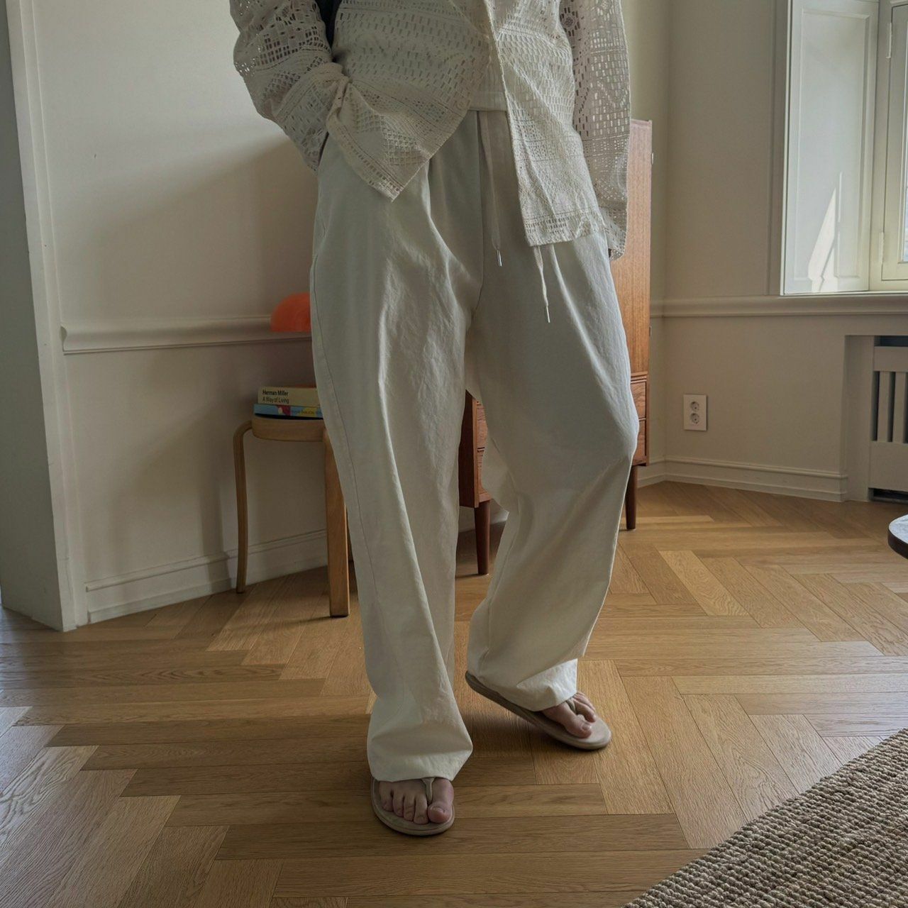 淨色鬆身褲 BY ATTENTION-196P