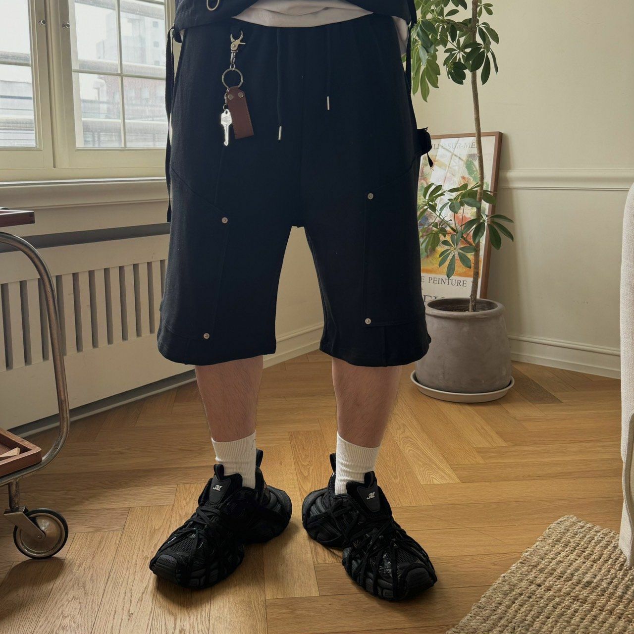 淨色棉質短褲 BY ATTENTION-197P