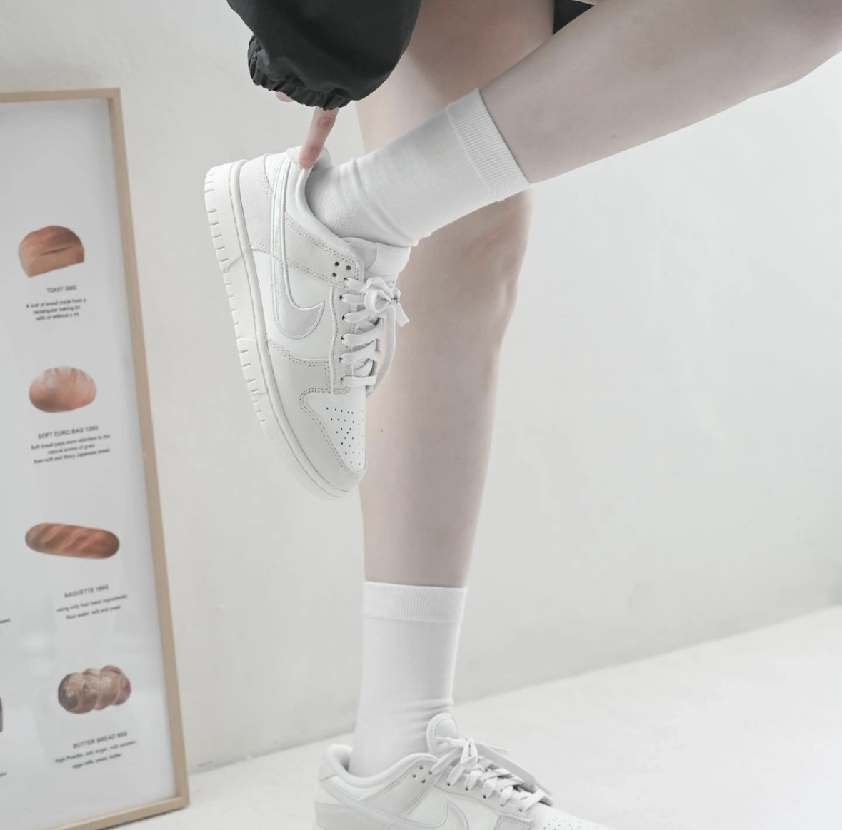 限時接單❗️Nike Dunk Low 米灰色 漸變勾勾 麂皮 拼接 女款 HF5074-133/預購