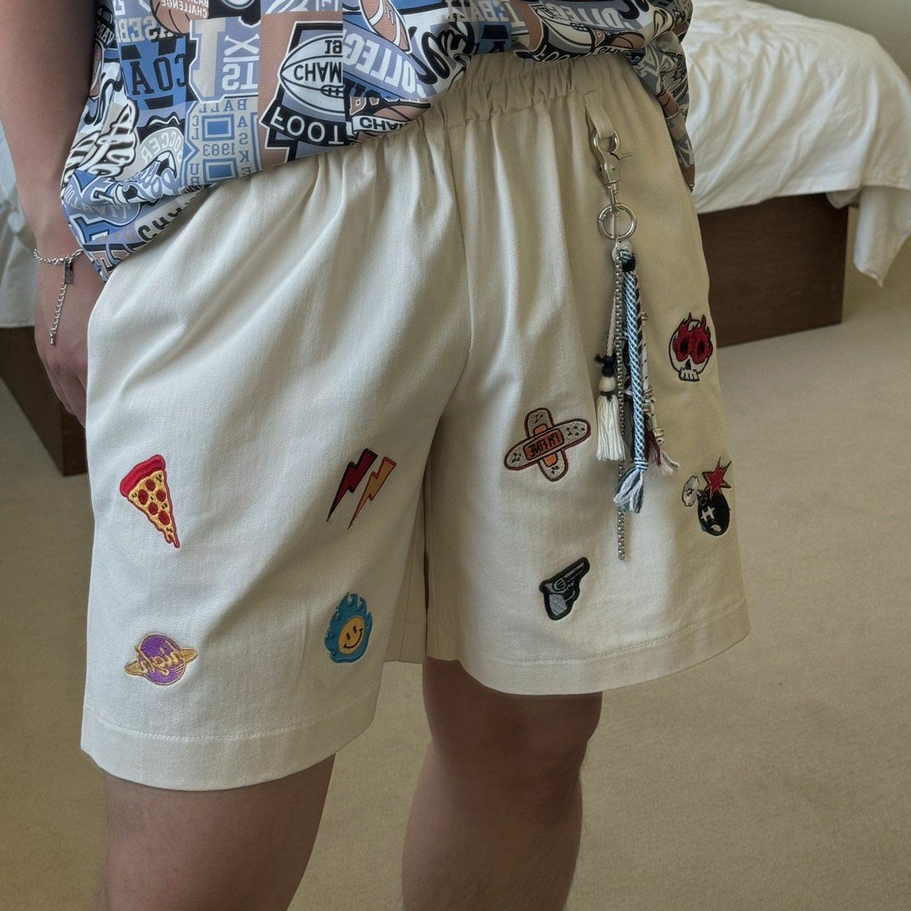 圖案短褲 BY ATTENTION-205P