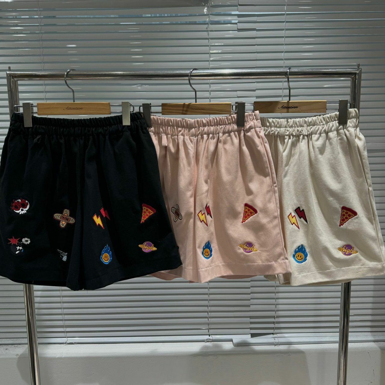 圖案短褲 BY ATTENTION-205P