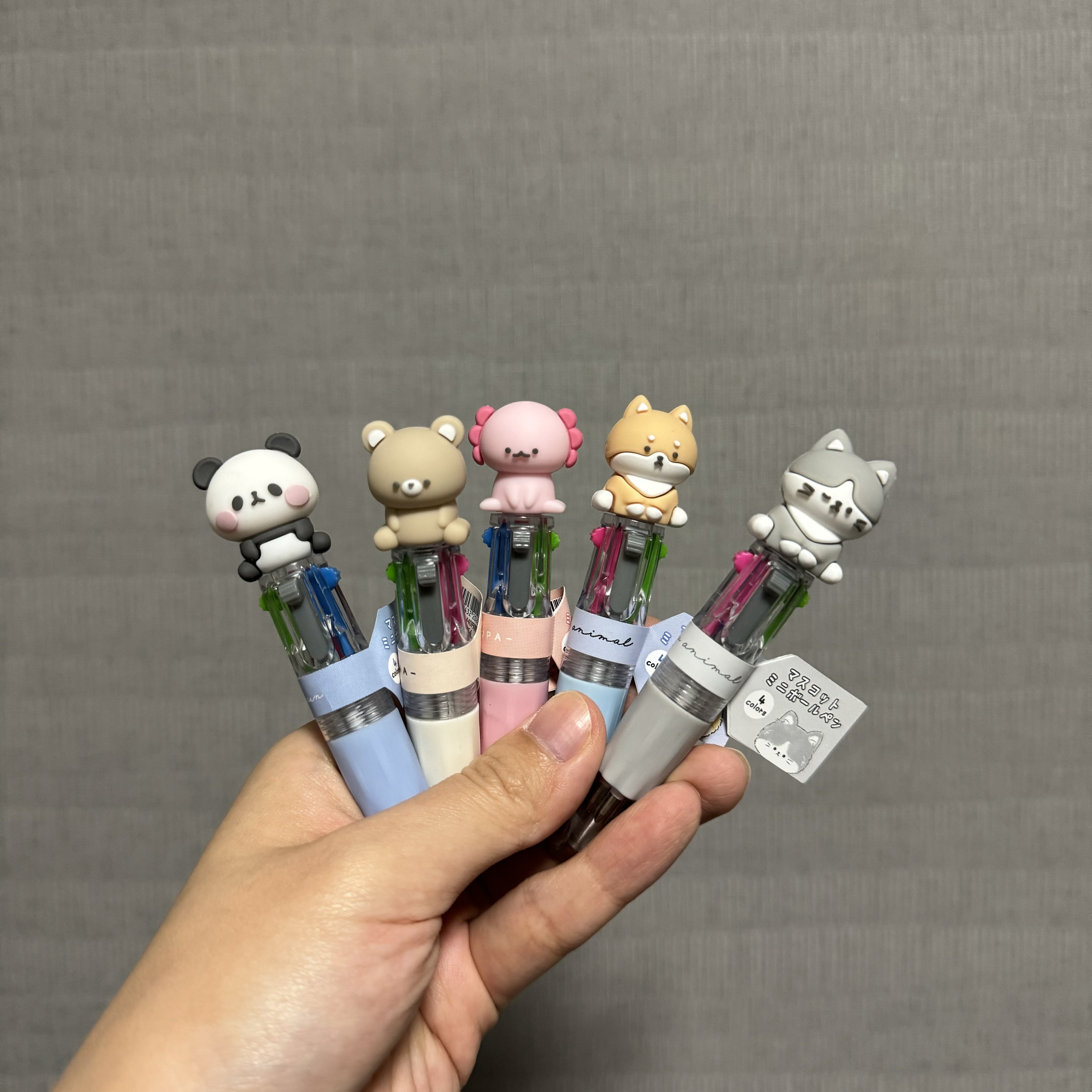 【必買】JP 可愛動物 迷你4色原子筆 0832 2788 2818 2825 2849