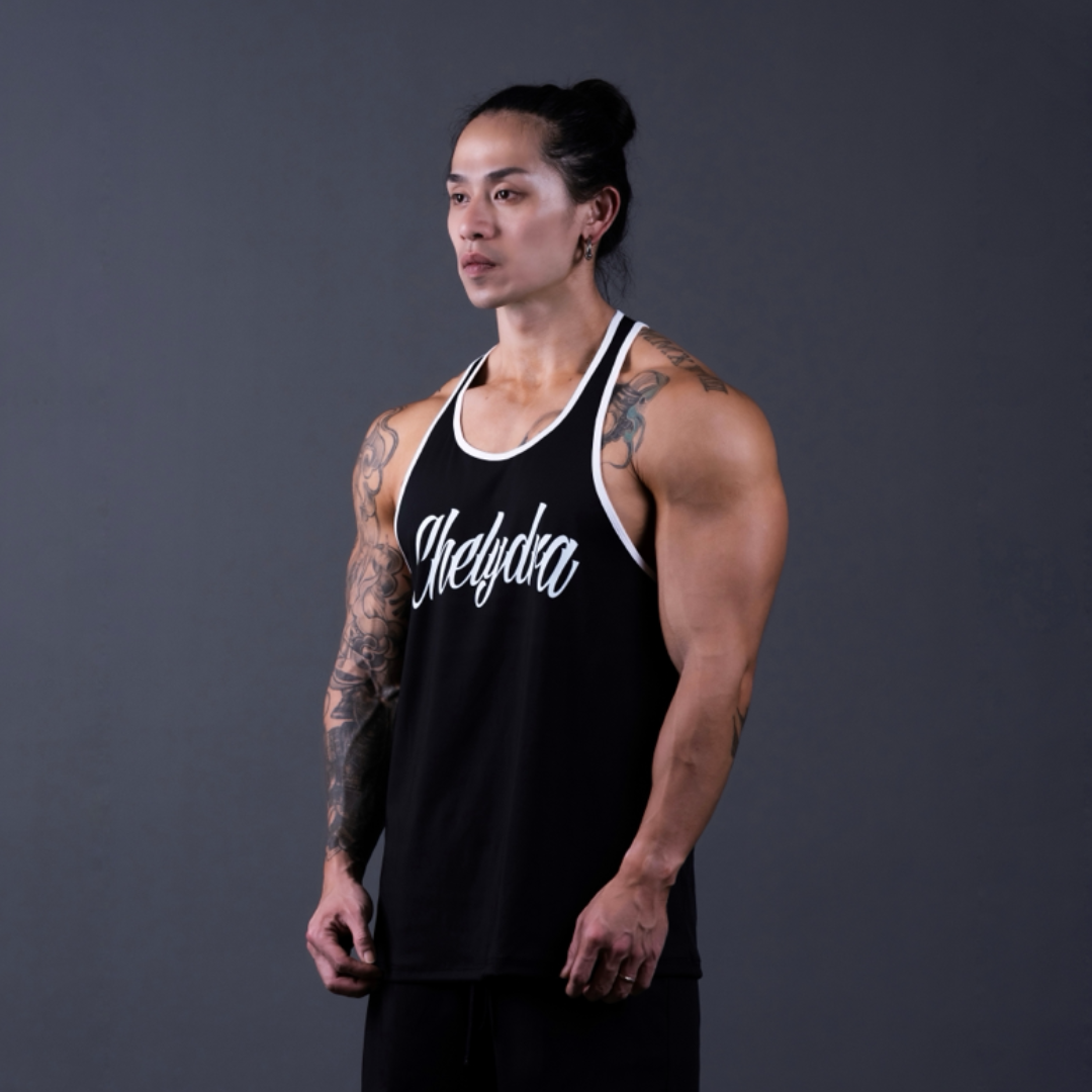 預購[H-Elastic™] American Stringer - Black White