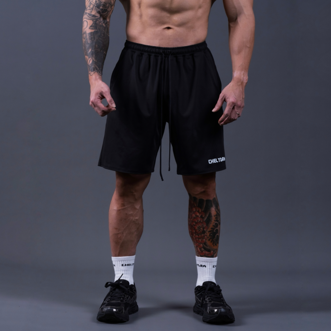 [Elastic™ Plus] Basic Shorts - Black