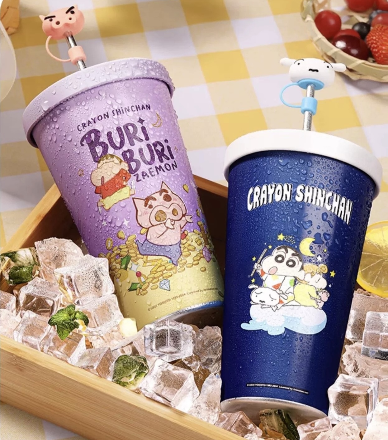 蠟筆小新 正版授權 變色保冰杯 保溫杯 溫感變色 吸管杯 隨行杯 6款/預購