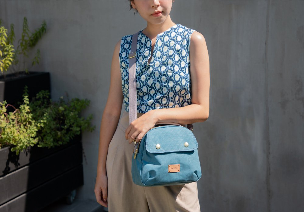 星願保齡球包-煙灰藍色專用背帶