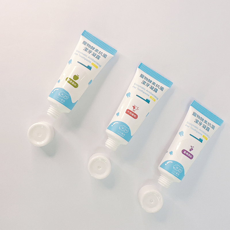 【Dental Care Travel Set For Pets】 Soft Toothbrush  + Toothpaste 5ml*3