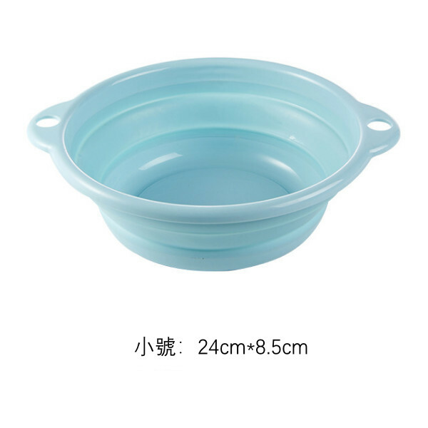 Hotly recommended Japanese storage series kitchen sink, bathroom wash basin, foot basin, wash basin [blue small]