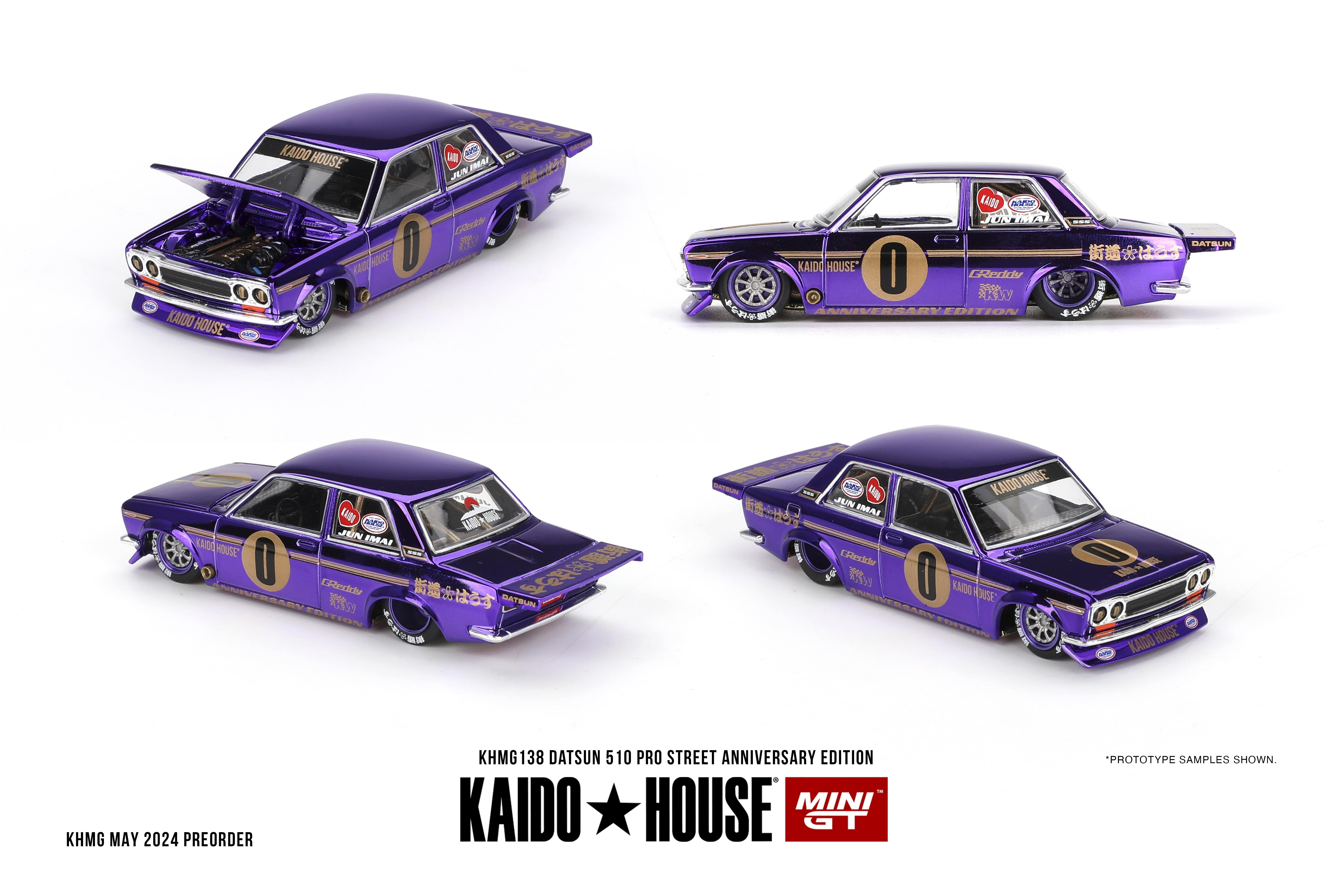 Mini GT KaidoHouse Datsun 510 Pro Street Anniversary Edition