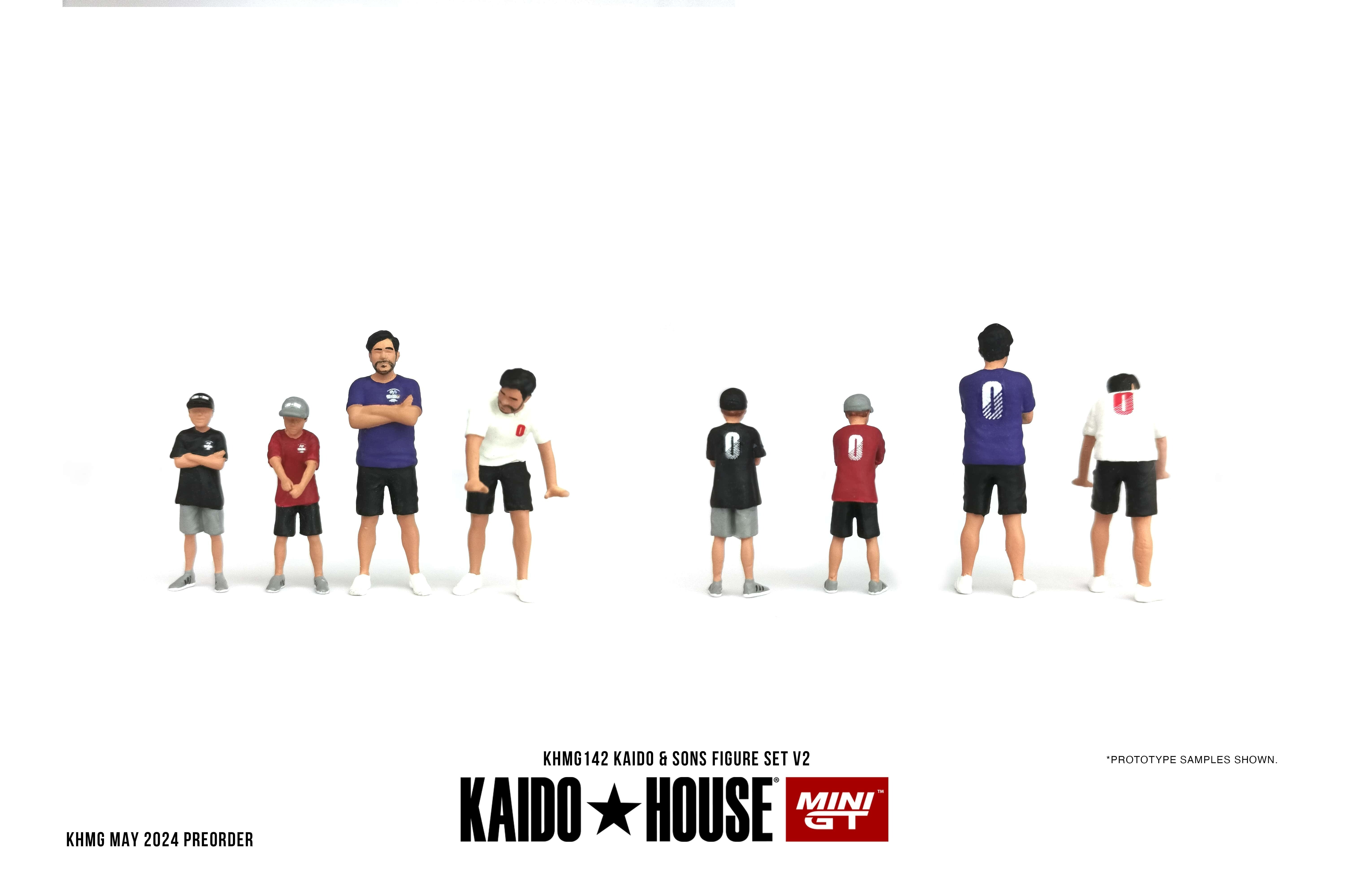 Mini GT KaidoHouse 1/64 人仔 Figurine:  Kaido & Sons V2
