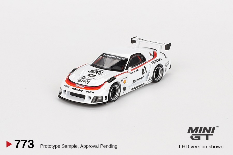 MINI GT 1/64 萬事得 MAZDA RX-7 LB-Super Silhouette #41 Numero Reserve RHD