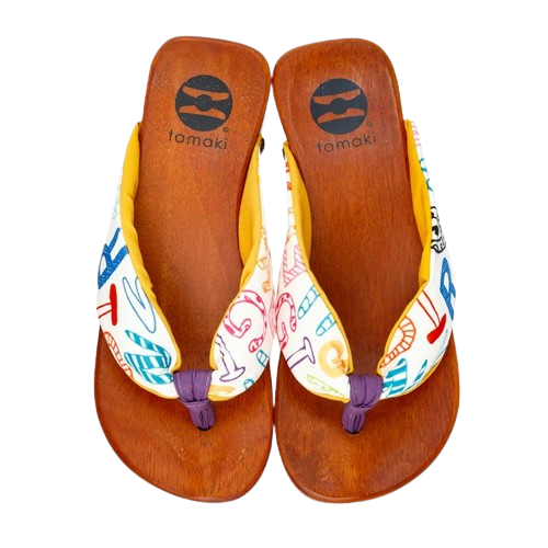 Tamaki Tsubame - 字母圖案木屐 450g