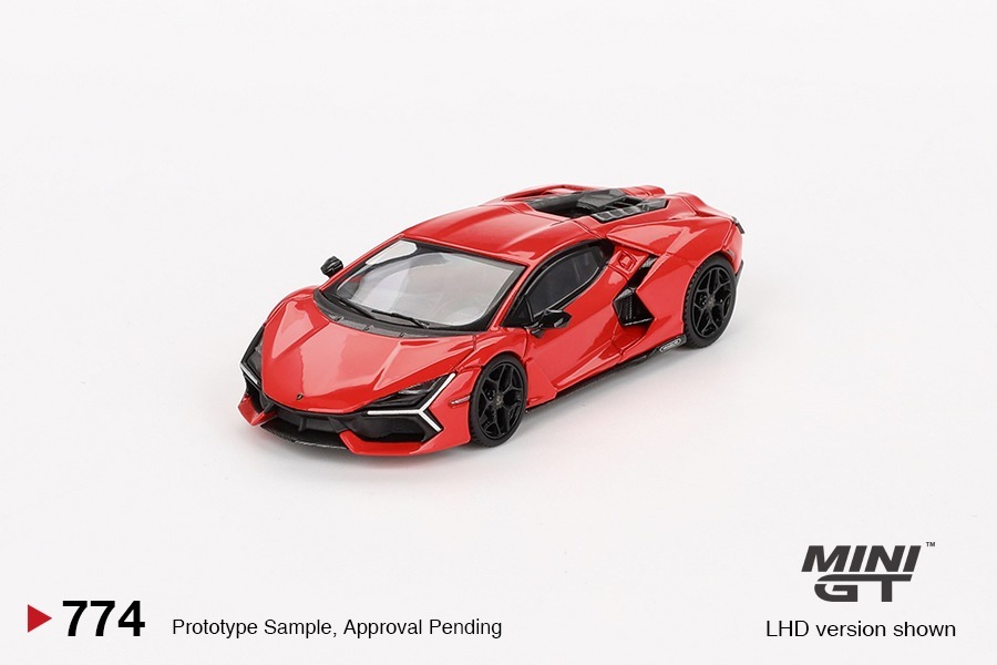 MINI GT 1/64 林寶堅尼 Lamborghini Revuelto&nbsp; Arancio Dac Lucido RHD