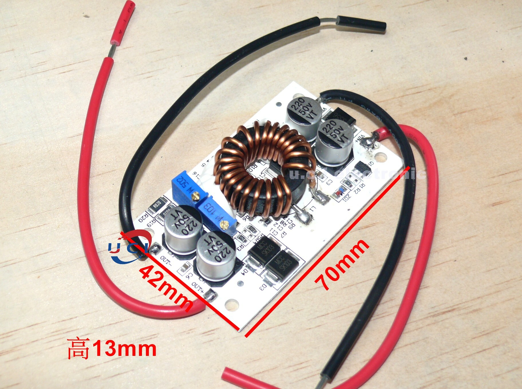 【UCI電子】 (L-6) 鋁基板250W大功率10A升壓恒壓恒流車載筆記本電源LED燈珠驅動模組