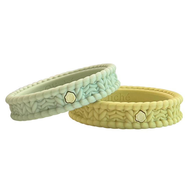 Candies 針織手環14mm(黃)