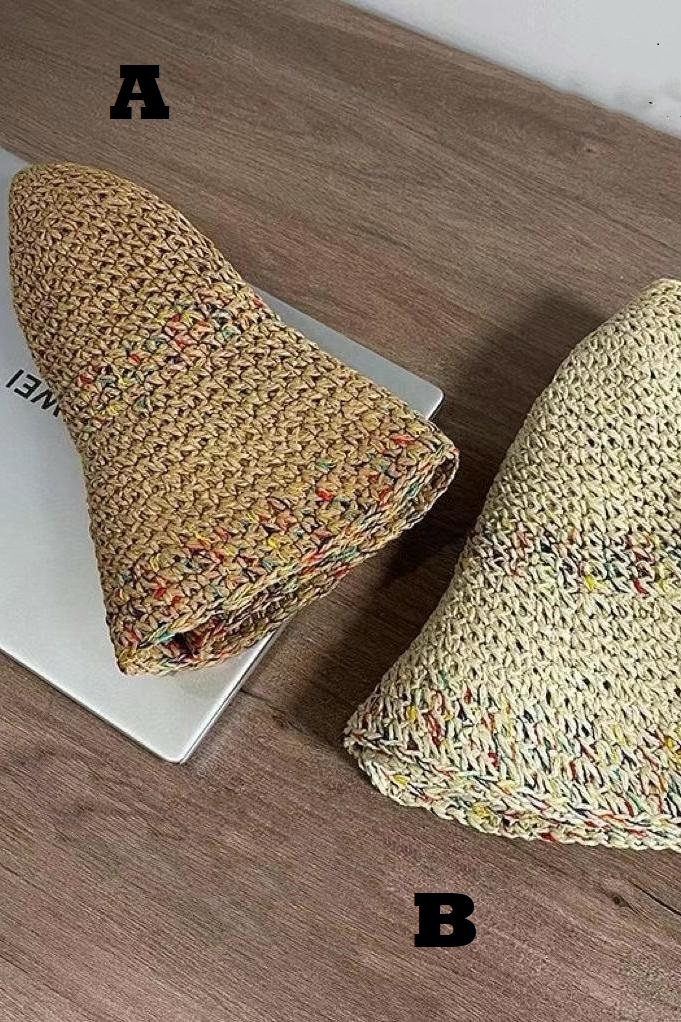 AS#14375🤎糖果軟藤漁夫帽