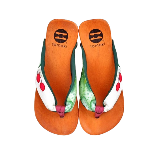 Tamaki Tsubame - 忌廉蘇打水圖案木屐 450g