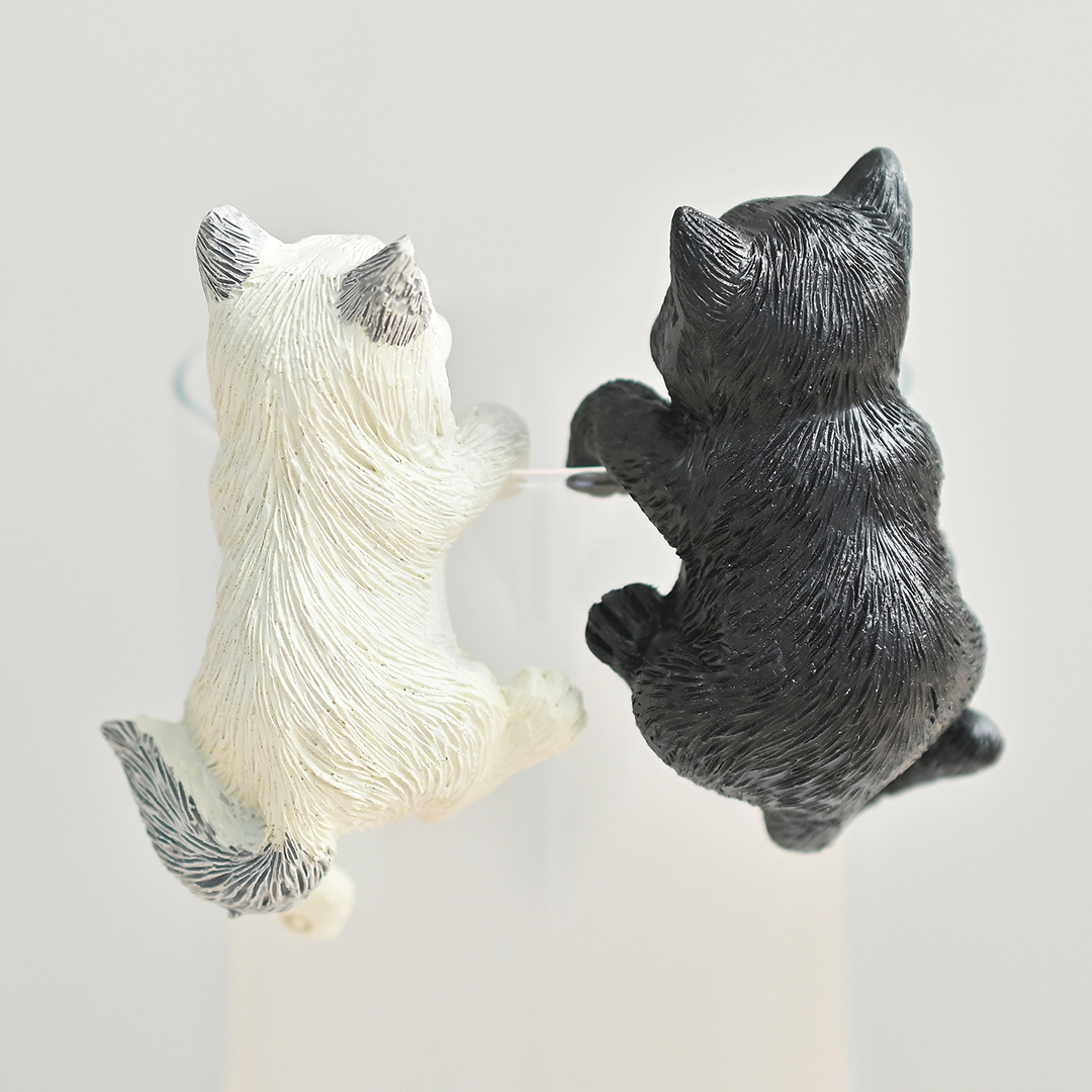 擺飾品/黑貓、布偶貓