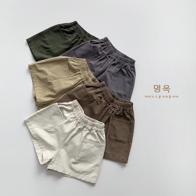 日常五色森林感短褲