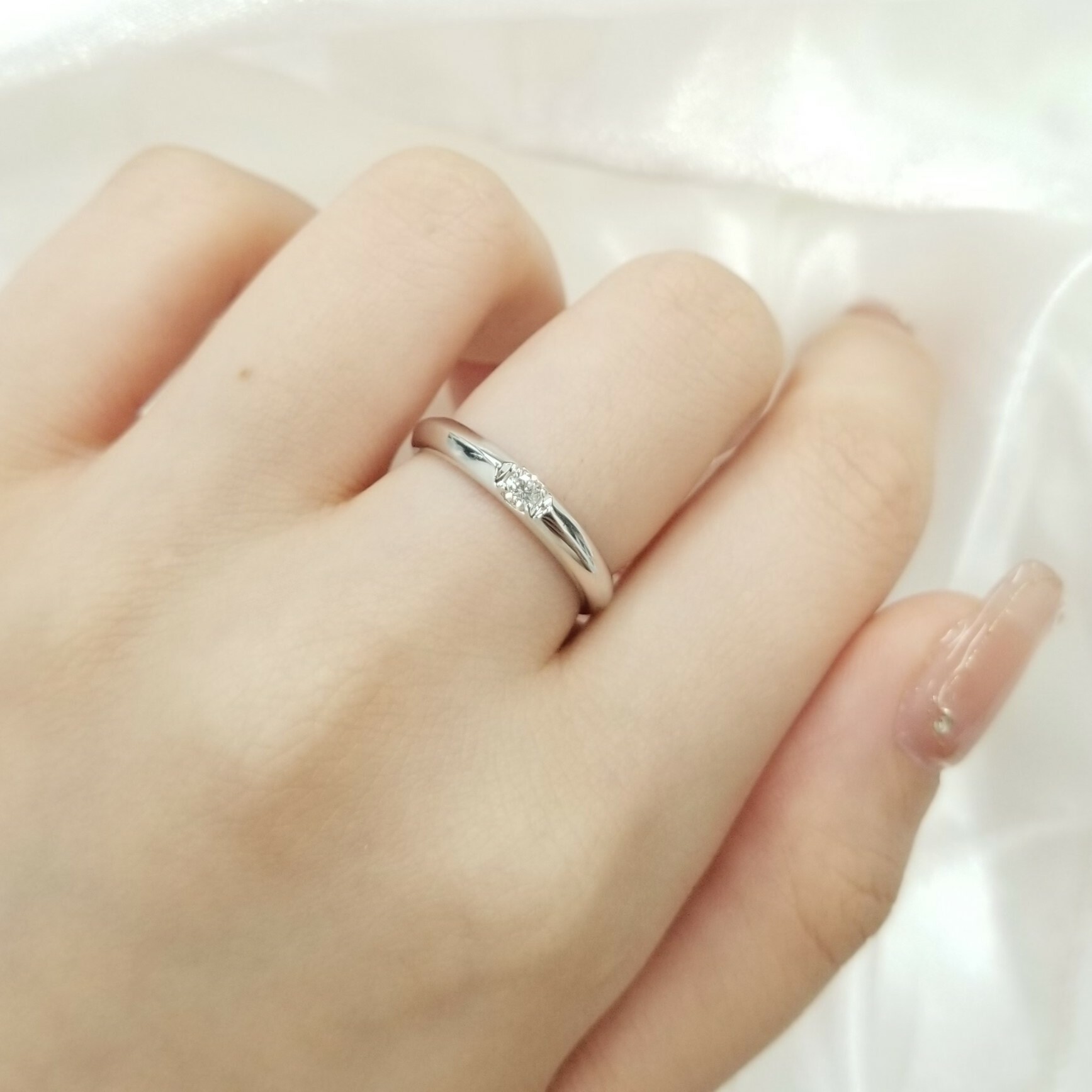 全新PT900鉑金【單粒10份鑽石】戒指