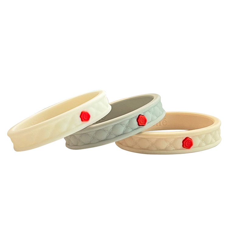 Candies 菱格手環14mm(灰)