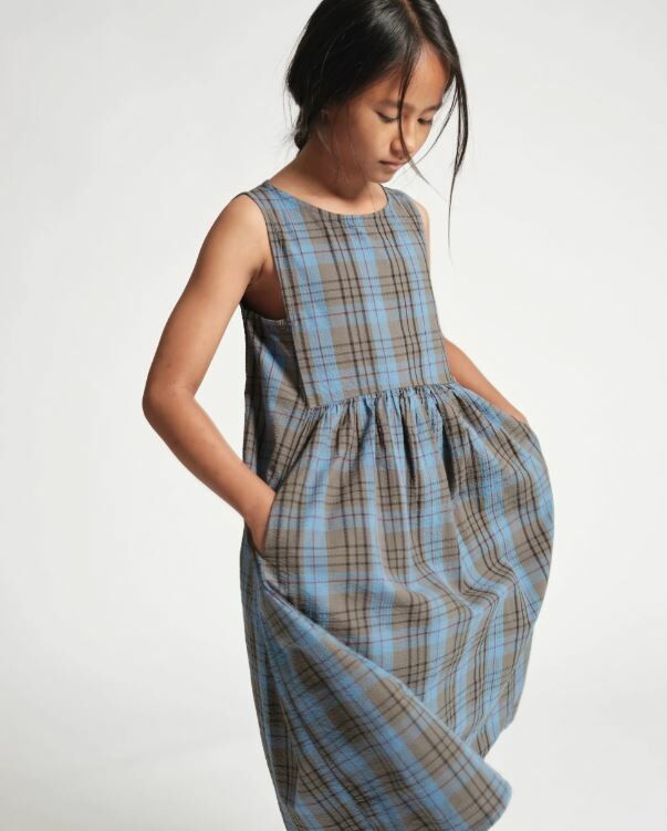 TANGERINE 格紋寬鬆連身裙 MIDI CHECKED DRESS