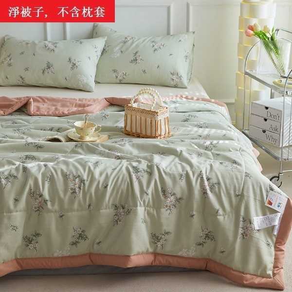 Hot selling summer air-conditioned quilt core soy fiber summer cooling quilt (pillowcase not included) [Qinghuan] [150X200CM]