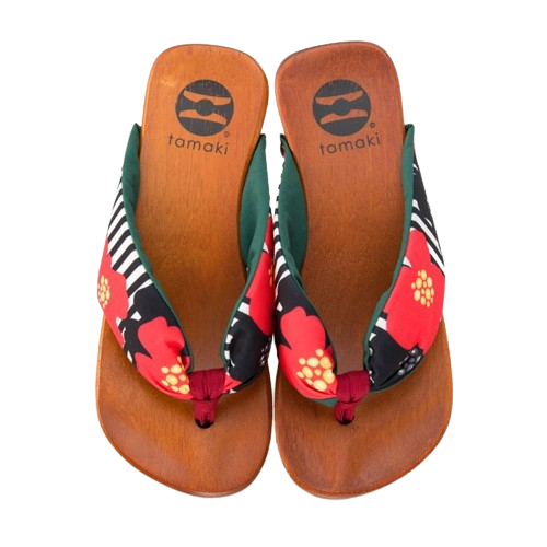 Tamaki Tsubame - 凜香花朵圖案木屐 450g