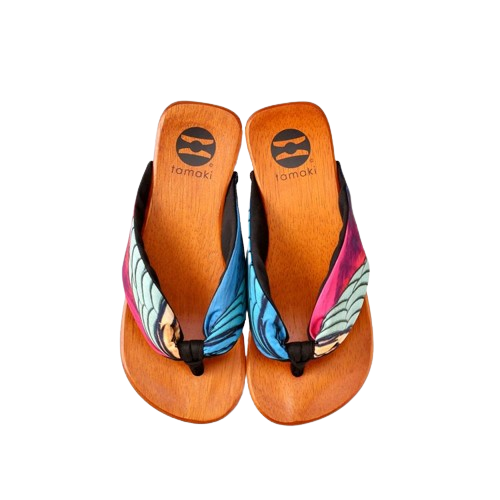 Tamaki Tsubame - 燕子羽毛圖案木屐 450g