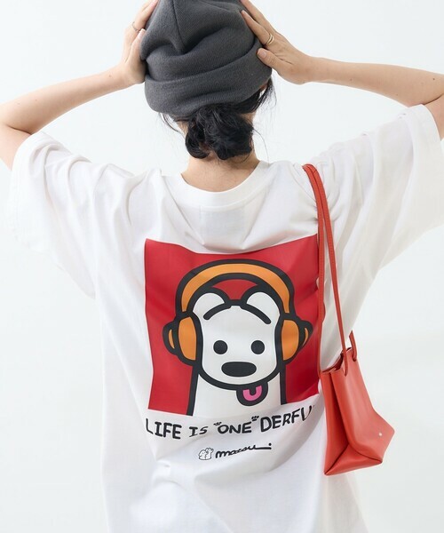 [現貨] matsui×FREAK'S STORE / Music Dog Print Tee <女裝>