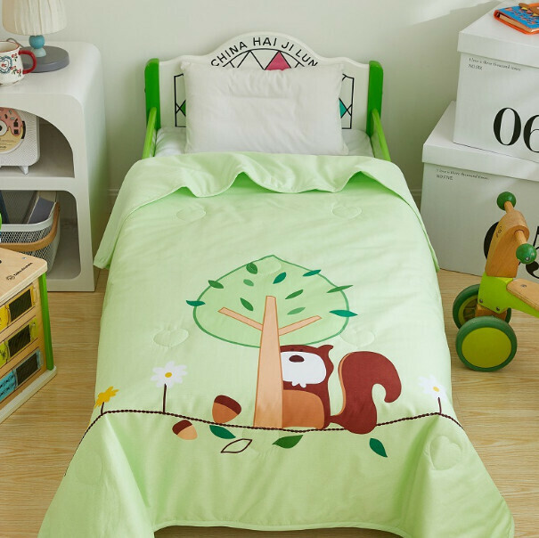 Popular children's pure cotton summer quilt [120X150cm] [The Story of A Little Fox]