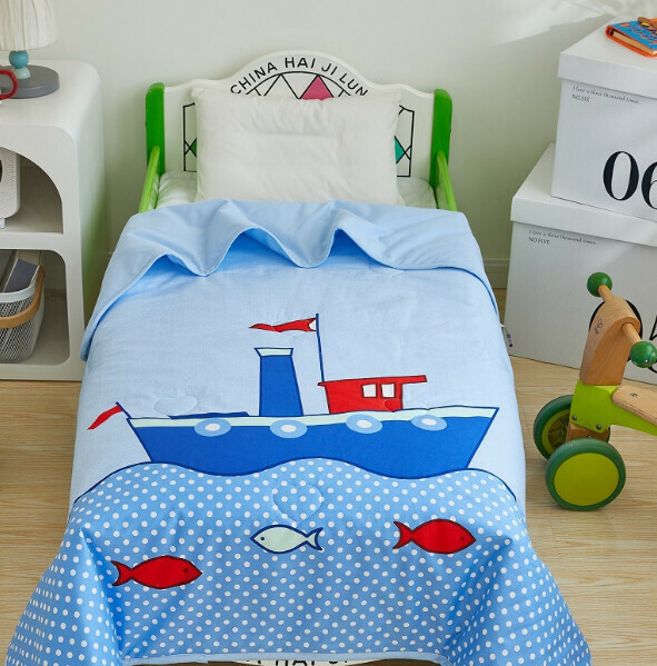 Popular children's pure cotton summer quilt [120X150cm] [A cute baby]