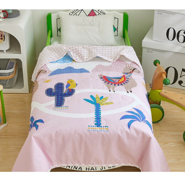 Popular children's pure cotton summer quilt [120X150cm] [A cute childhood]
