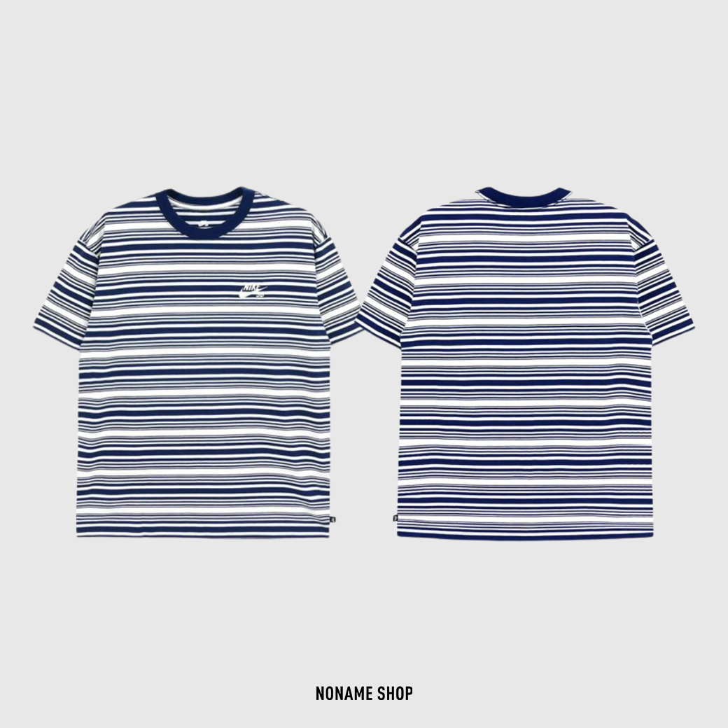 NIKE SB 刺繡 條紋 短袖 (男款)