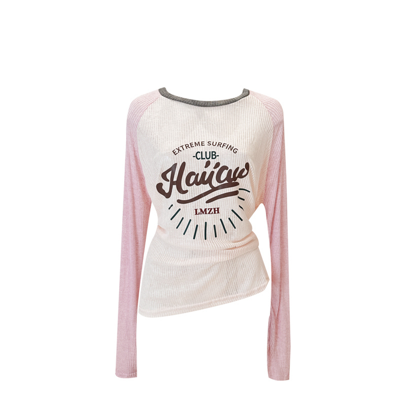 Hot selling long-sleeved T-shirts (picture color, one size fits all)