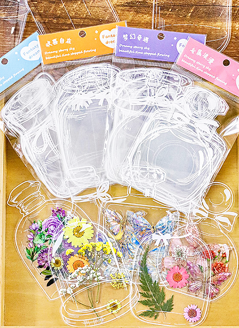 透明PET瓶子貼紙包自製標本小禮品 A2195