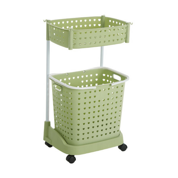 Hotly recommended Japanese storage series, multi-barrel storage cabinets, bathroom storage cabinets, toy cabinets, bedside tables [2 layers + green]