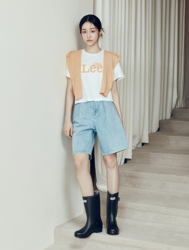 LEE花朵短版