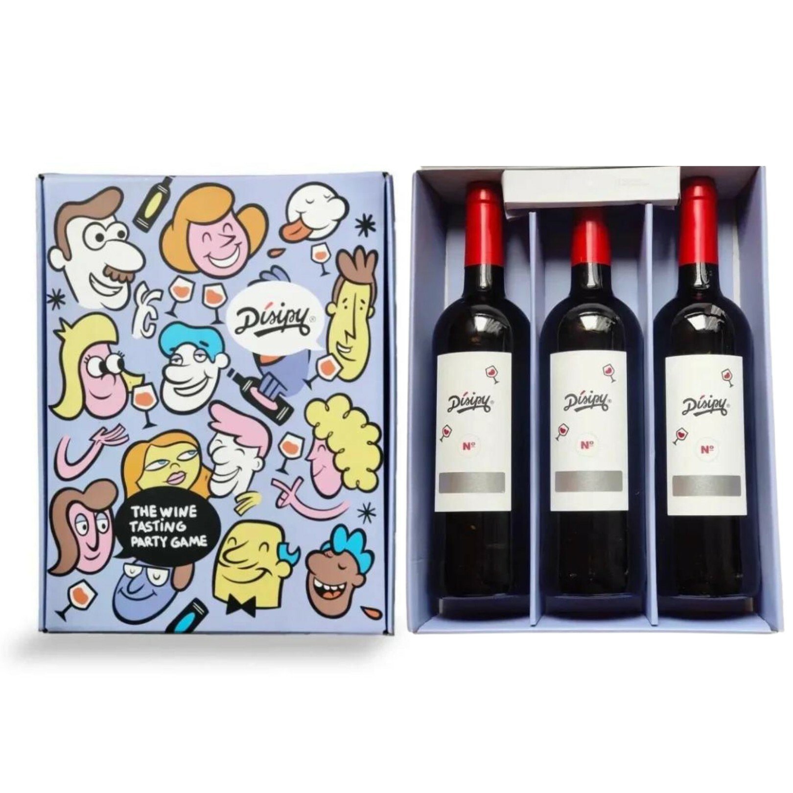 Disipy Guess The Wine Tasting Party Game (3X750ml)