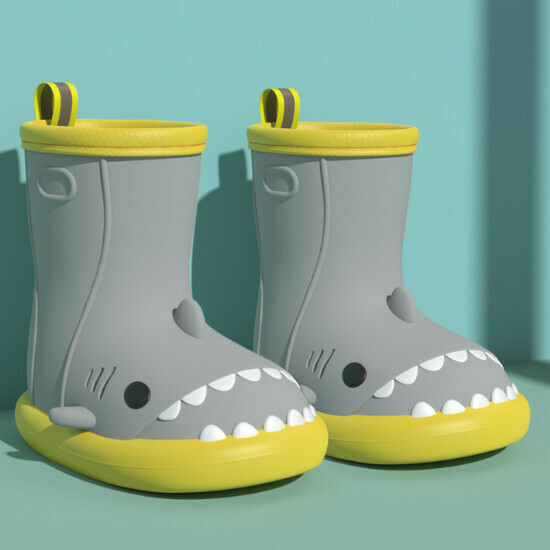 Hot selling non-slip lightweight baby cartoon water shoes [grey yellow bottom] [150-210 sizes] (please contact customer service to confirm the delivery size after placing the order)