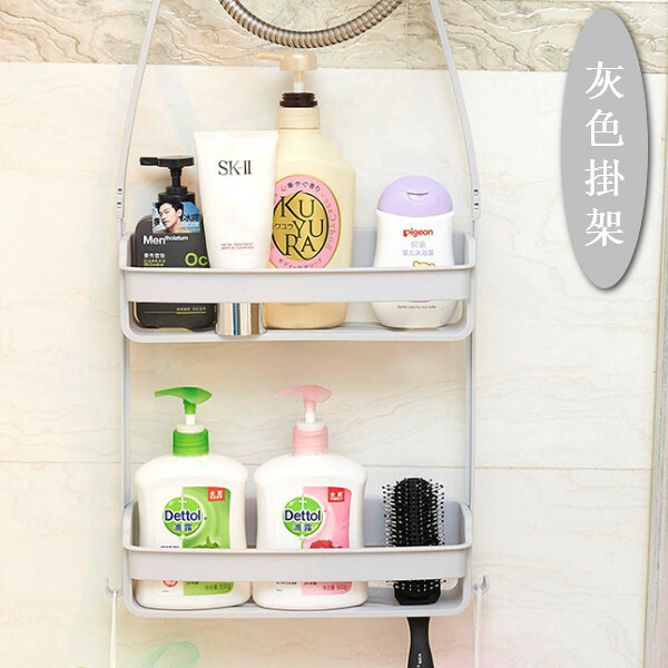 Hotly recommended Japanese storage series, kitchen rack, bathroom rack, door rack, outdoor rack [grey]