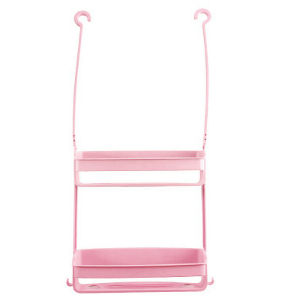 Hotly recommended Japanese storage series, kitchen rack, bathroom rack, door rack, outdoor rack [pink]