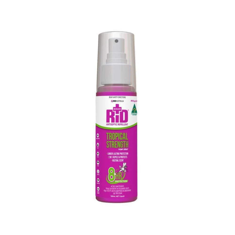 Rid Australia Tropical Strength Antiseptic Pump Spray (100ml) (AC364)