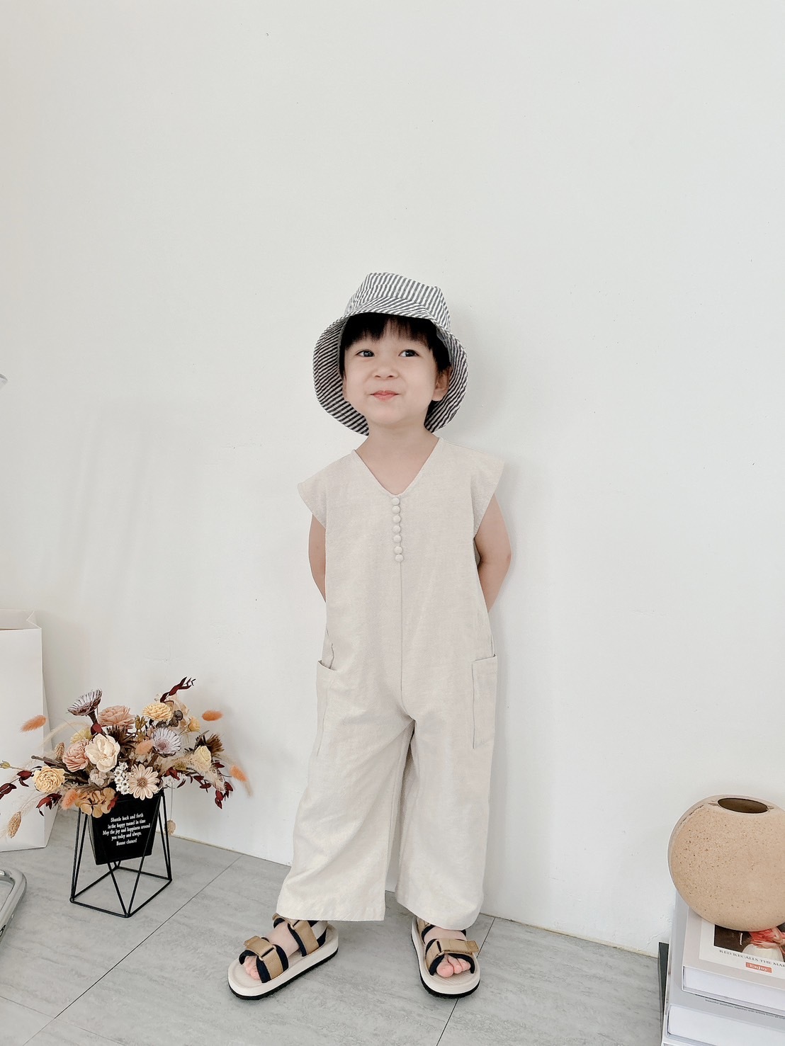 丹麥Liewood 魔鬼氈輕便涼鞋 - Golden Caramel Mix