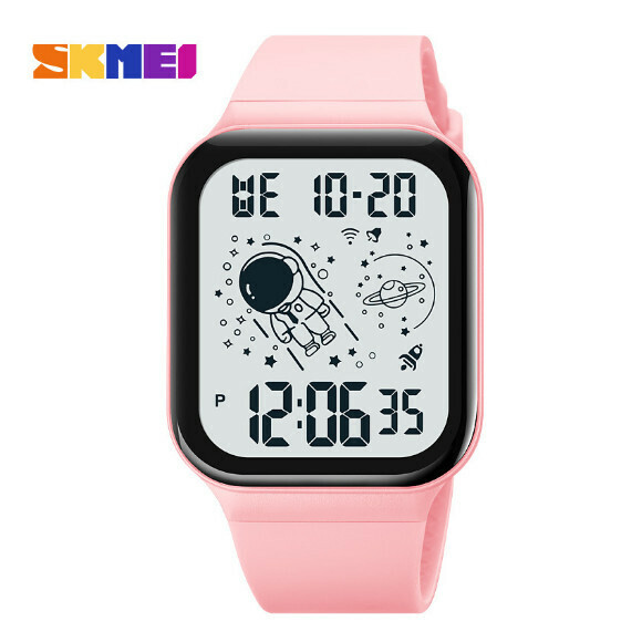 Hot Selling Outdoor Sports Watch [Pink White Machine]