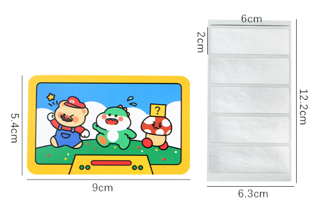 幸運互動卡通刮刮卡 一套20張 A1784