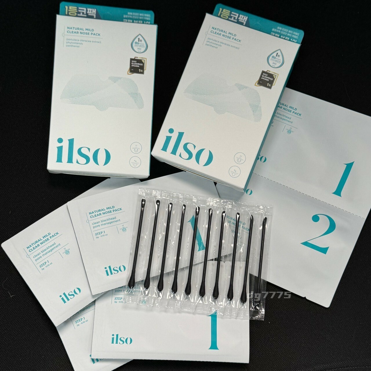 #熱銷上百組 ilso 一蘇 溫和除粉刺鼻貼(一盒5套+刮棒10支)
